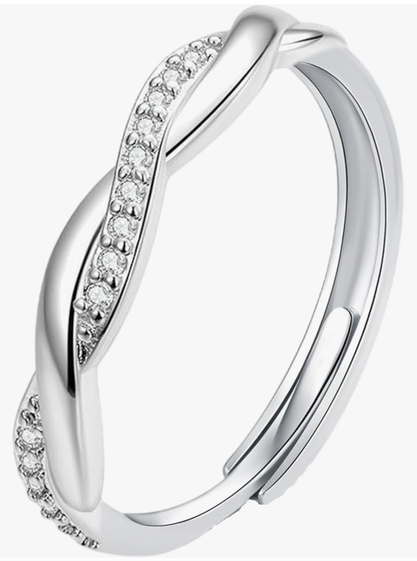 Silver Adjustable 'Rachel' Ring