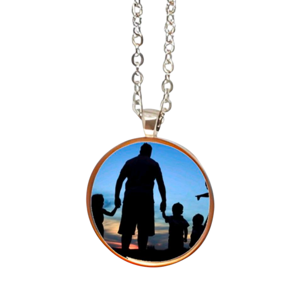 Personalised Stainless steel round Pendant