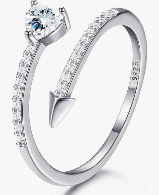 925 Ella Adjustable Banded  Ring
