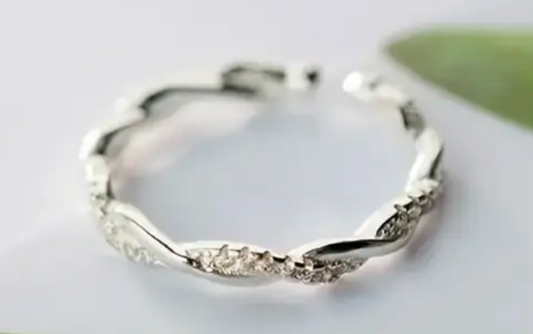 Silver Adjustable 'Milo' Ring