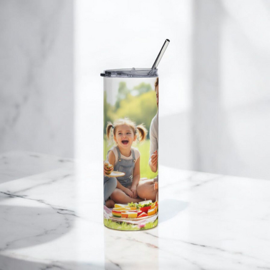 Personalised Skinny Tumbler 600ml